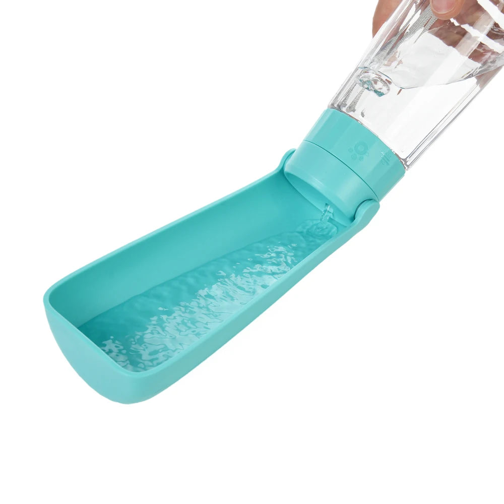 Outdoor Portable Dog and Cat Water Bottle. Leak Proof High Capacity Pet Drinking Bowl